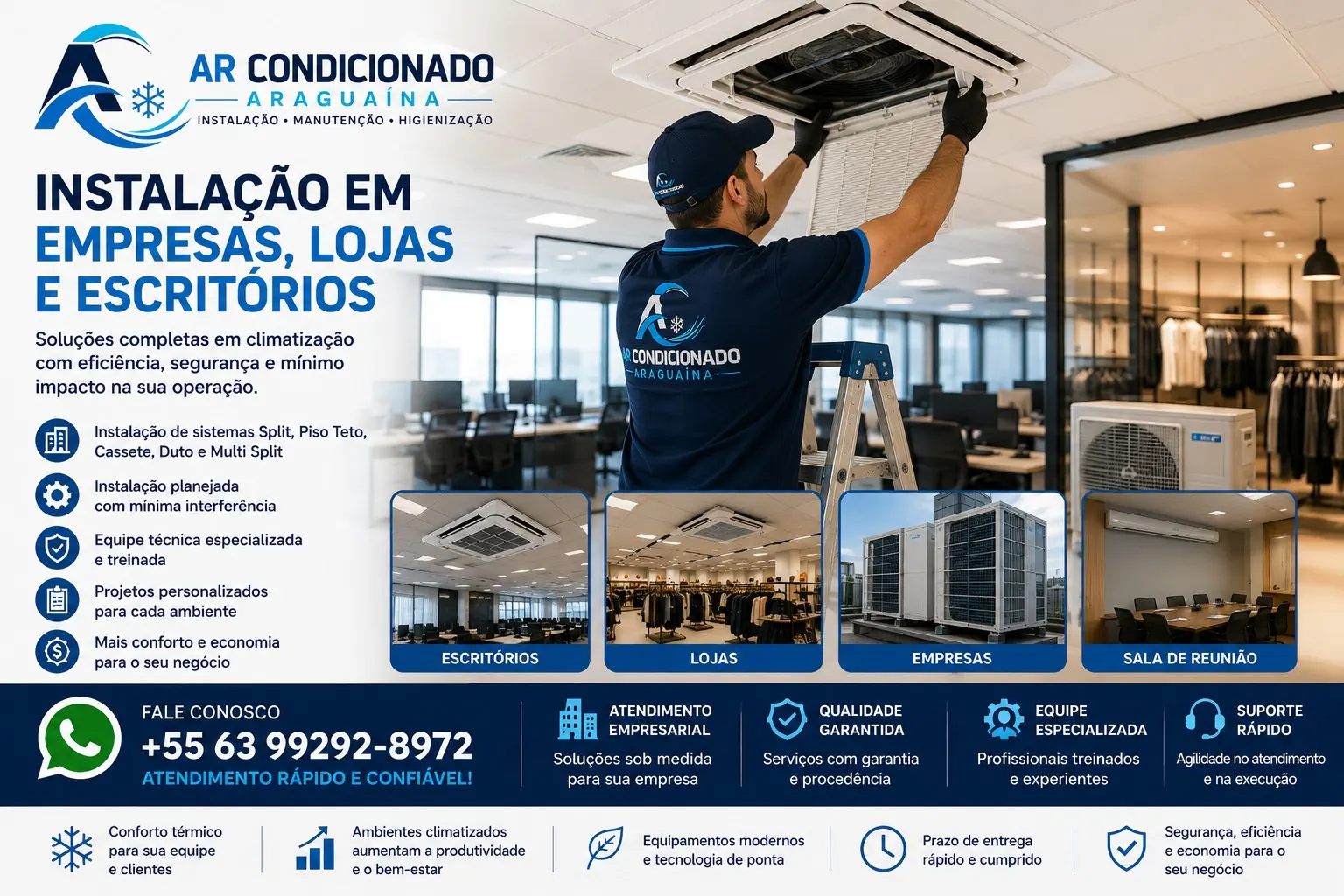 Ar-condicionado em Darcinópolis - TO