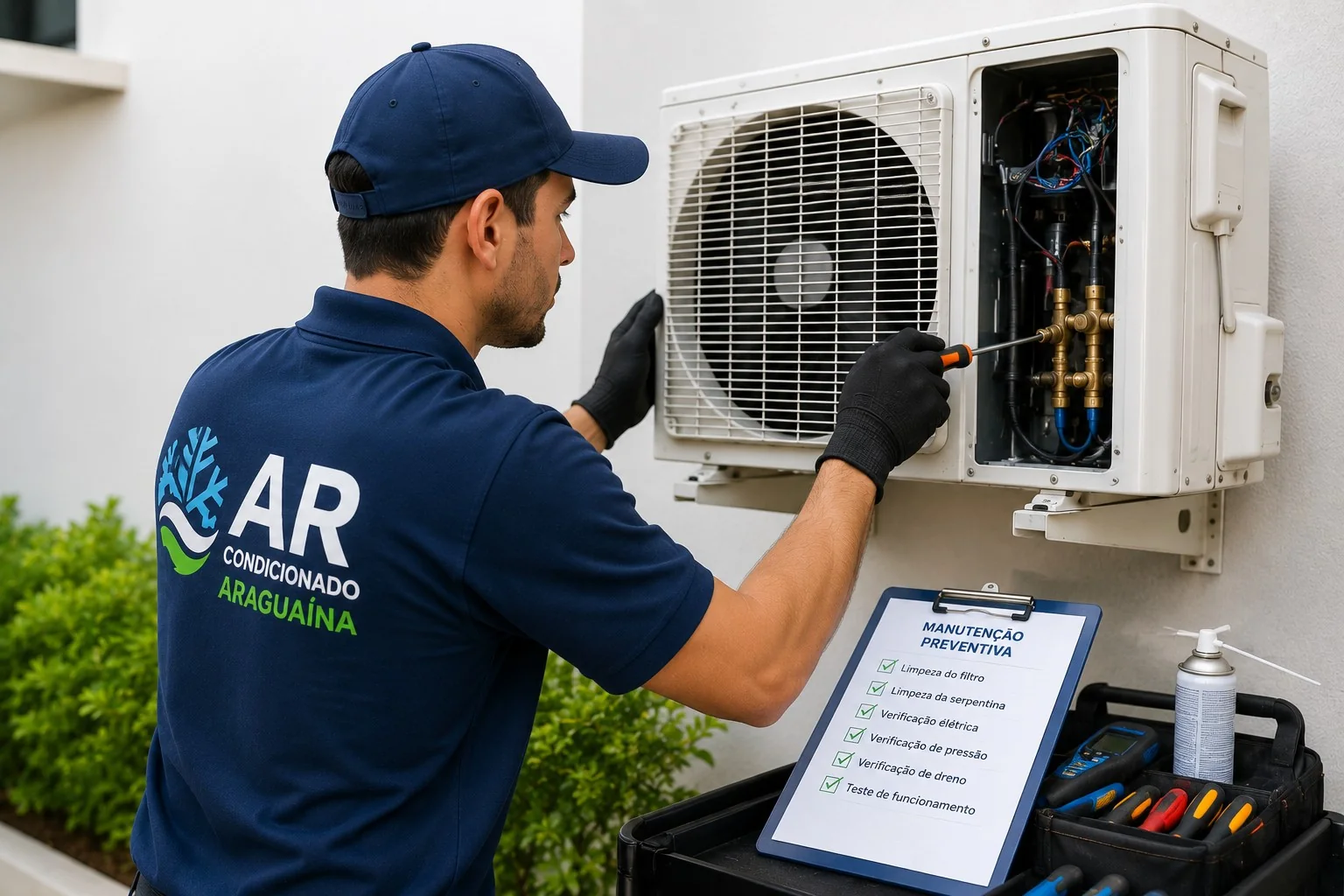 Serviço de ar-condicionado em Povoado Pilões